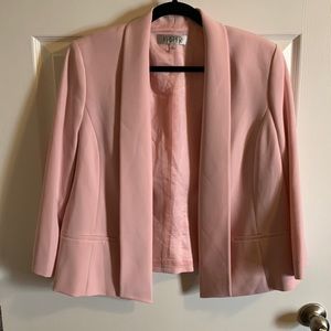 Pink Kasper blazer.